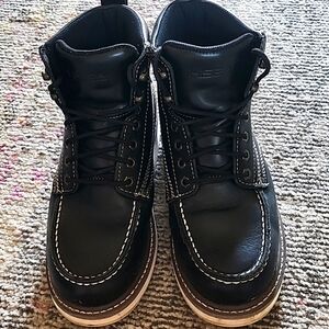 HISEA black, work Boots, soft toe,excellent condition, rarely worn